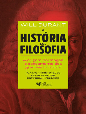 cover image of A história da filosofia--Volume 1